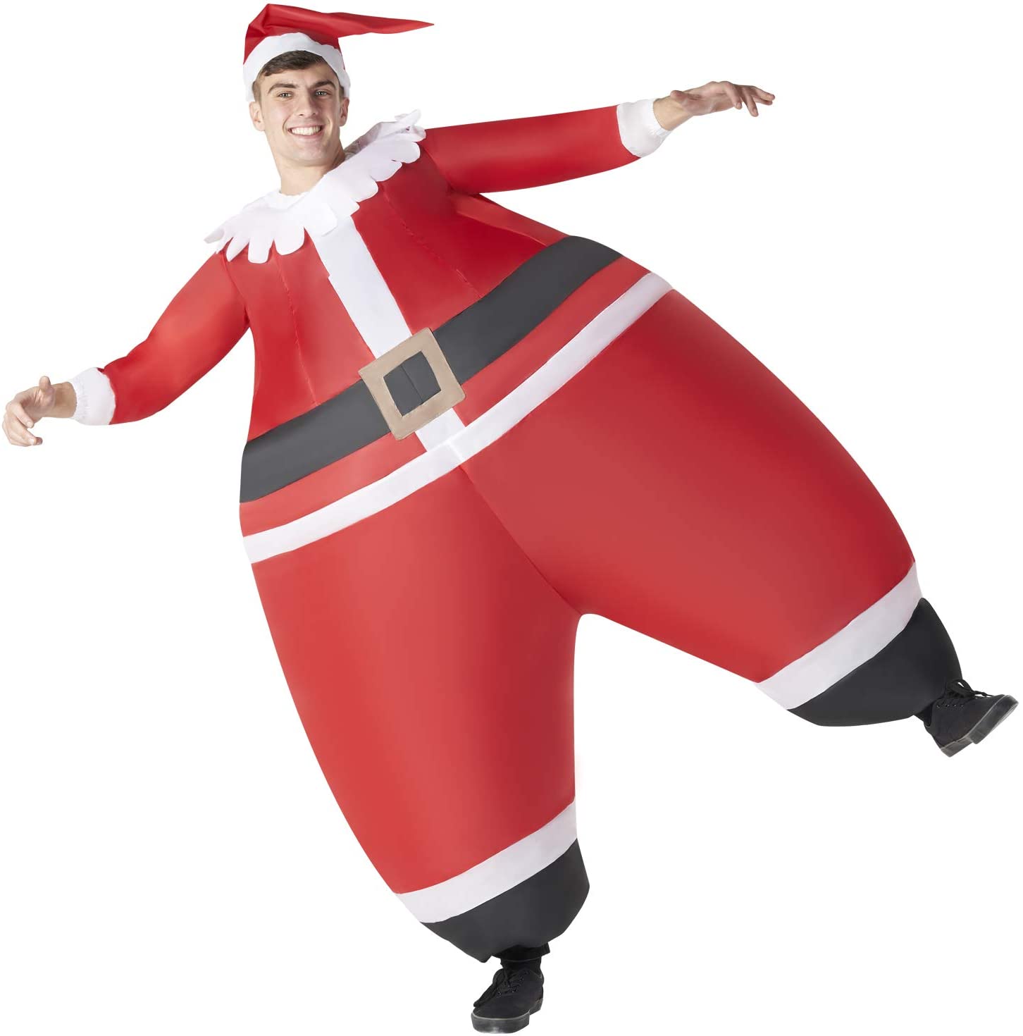 Morphcostumes Inflatable Santa Bouncer Costume Christmas Blow Up Adult